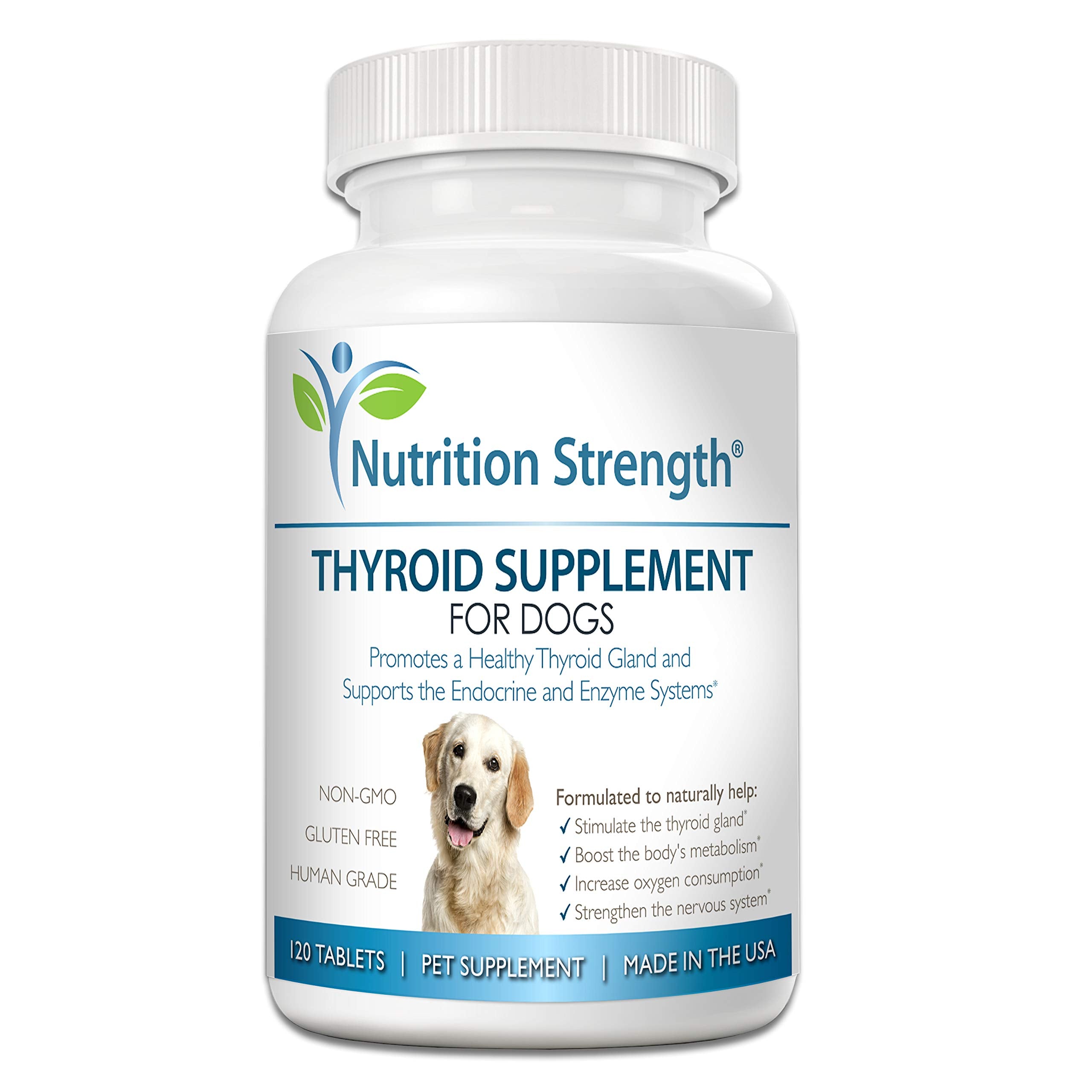 Nutrition Strength thyroid dog chew tablets — easy metabolism support for dogs