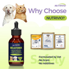Nutrivio bacon-flavor melatonin treats tasty calm support during stress