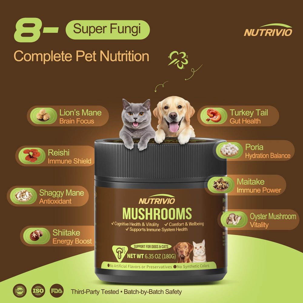 Nutrivio measuring scoop showing easy single-dose feeding