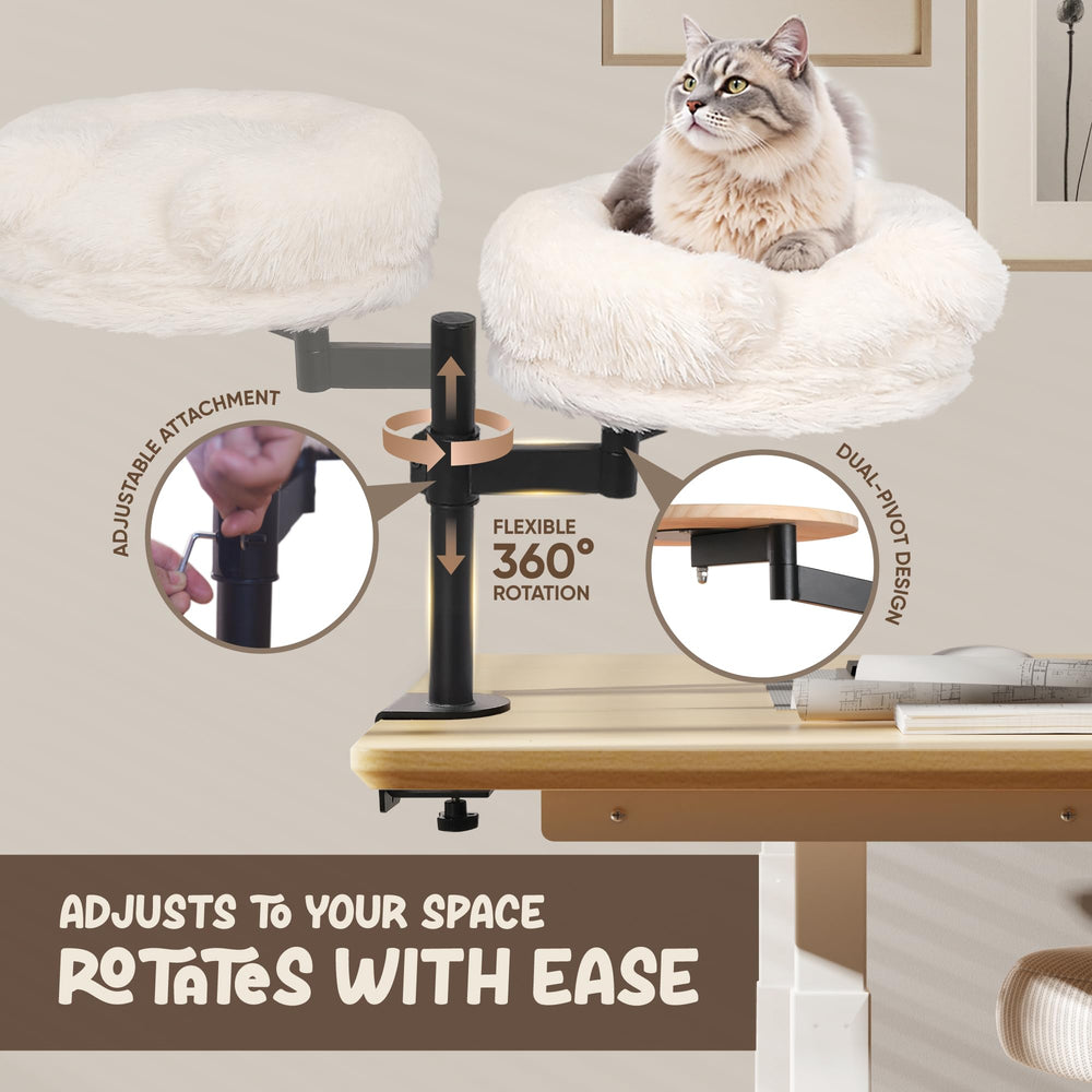 Nuzzle Nest faux-fur-texture image emphasizes warmth and comfort during long workdays