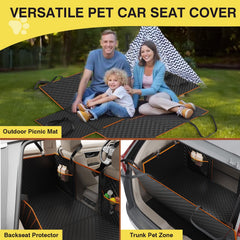 Nuzzpawur dog seat cover foldable design enables easy storage and setup