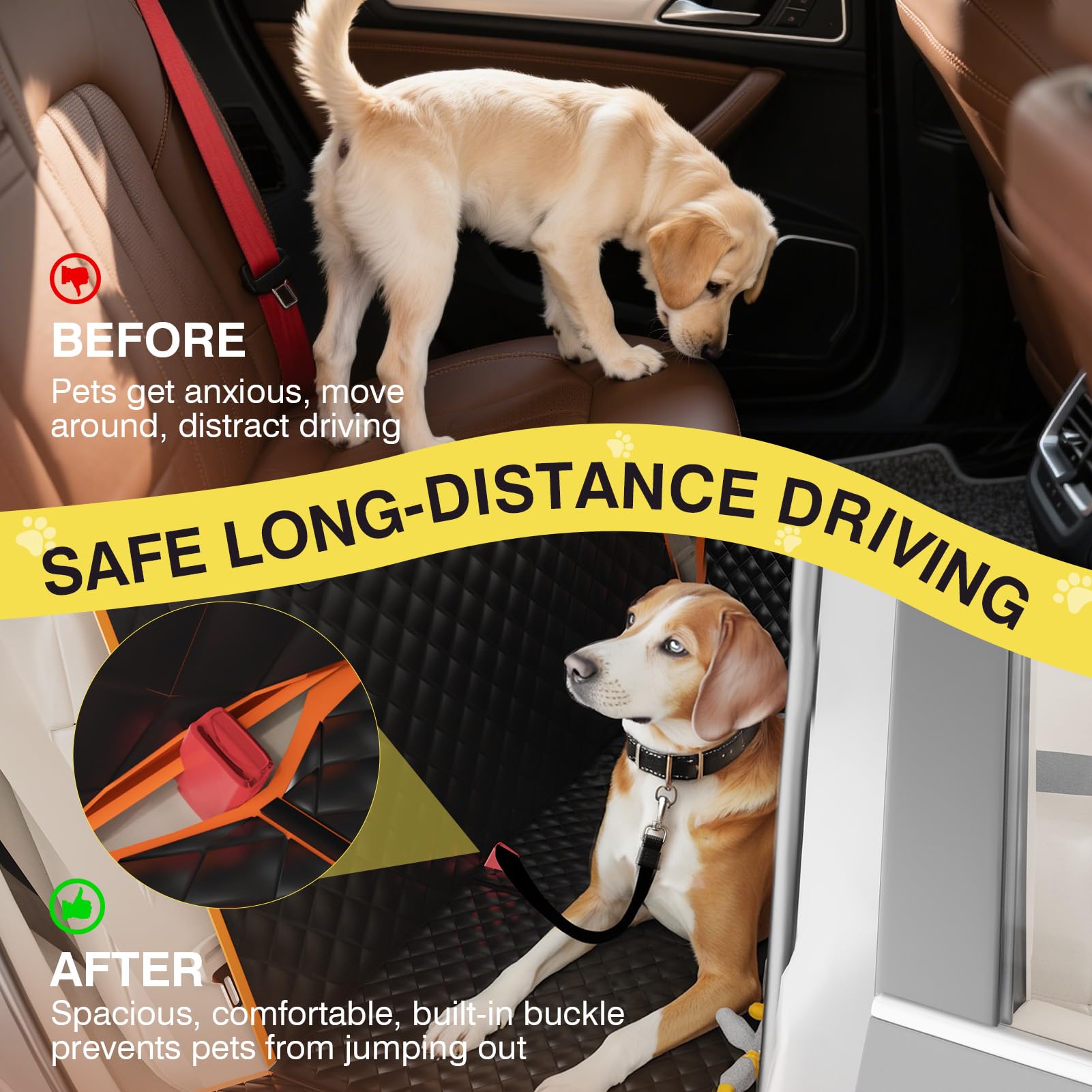Nuzzpawur mesh window promotes airflow and reduces pet anxiety