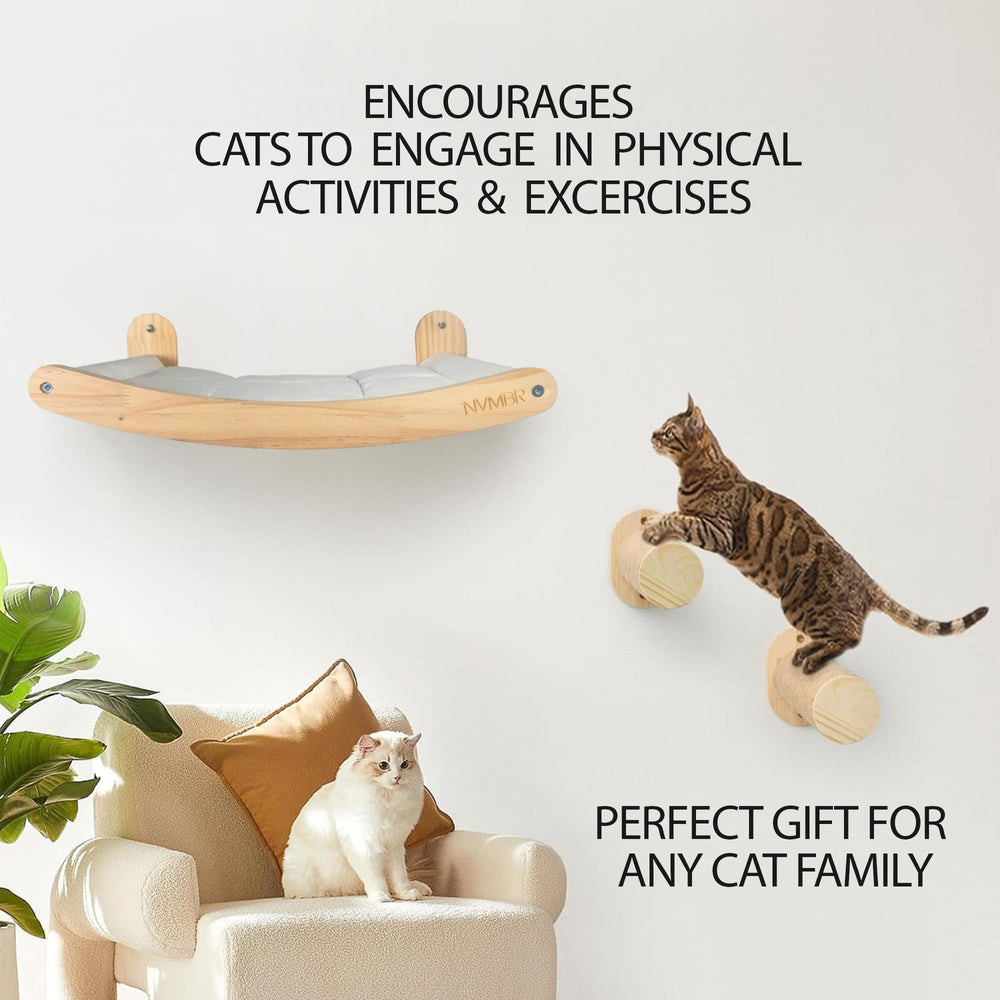 NVMBR shelf hammock with safety bar for elevated lounging.