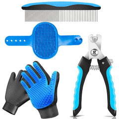 NVNAN 5-in-1 deshedding rake closeup for easy undercoat removal and less shedding.