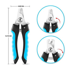 NVNAN 5-in-1 nail clipper detail shows safe trimming with quick-guard.