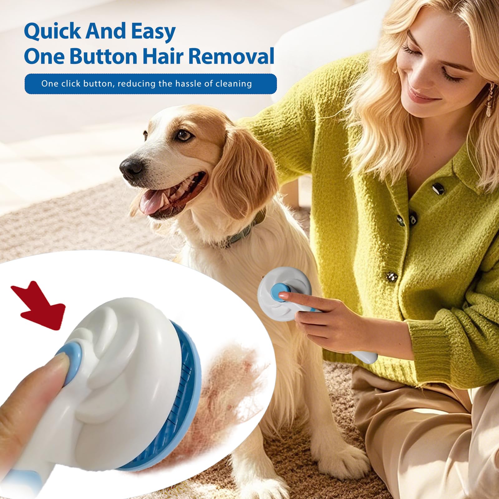NVNAN grooming gloves massage action helps remove loose hair while soothing skin.