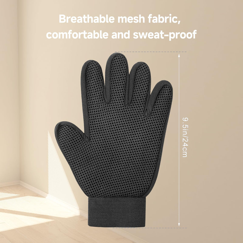 NVNAN pet grooming glove features adjustable wristband for secure, comfortable fit.