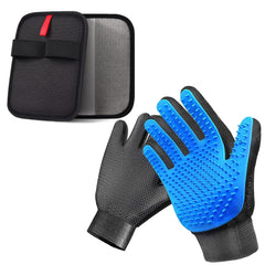 NVNAN pet grooming glove with silicone nodules for deep deshedding and massage
