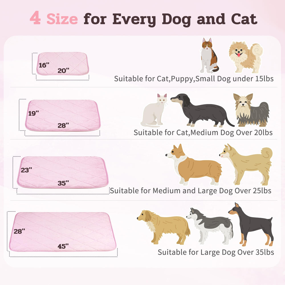 NWK Fluffy self-warming cat mat non-slip bottom stays put.