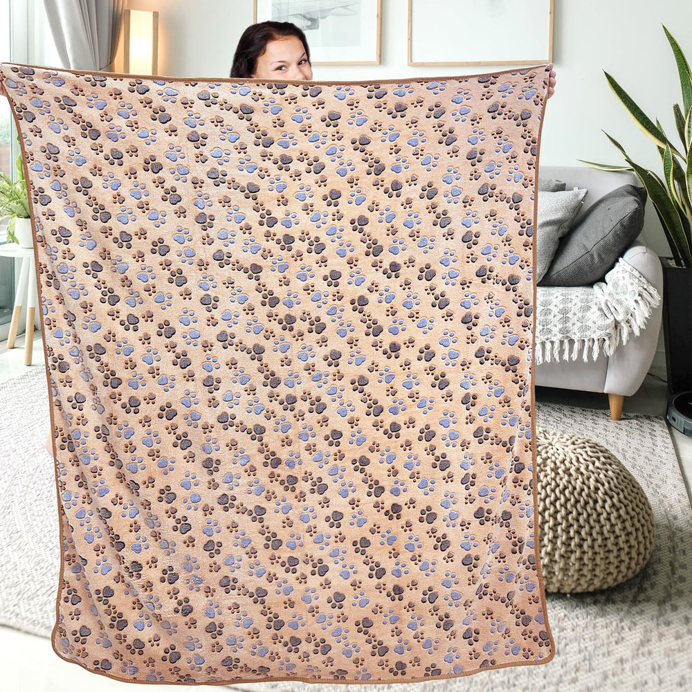 NXDZI dog blanket double-sided flannel for versatile warmth and comfort.