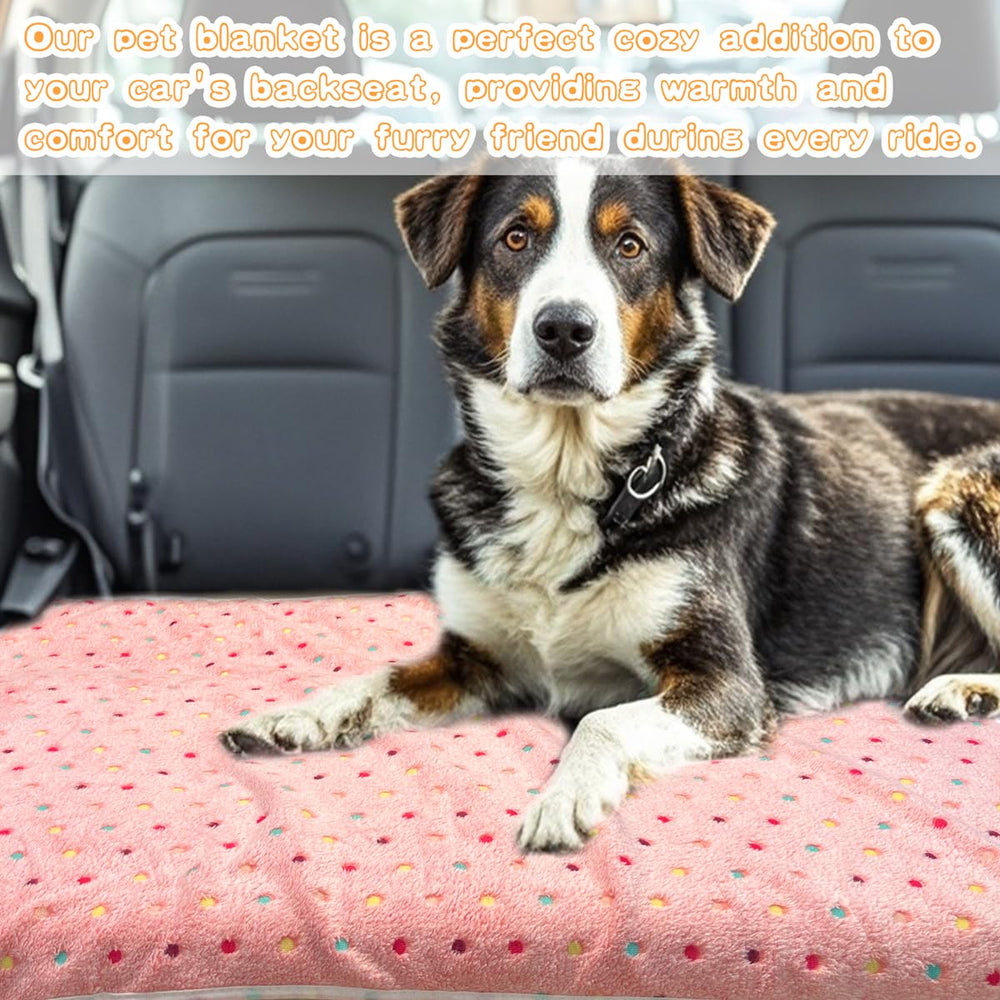 NXDZI paw-pattern blanket calms pets, with absorbent fabric guarding surfaces