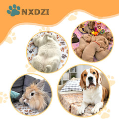 NXDZI machine-washable dog blanket simplifies cleaning after spills.