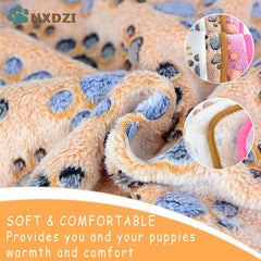 NXDZI dog blanket pack brown display provides warmth and versatility