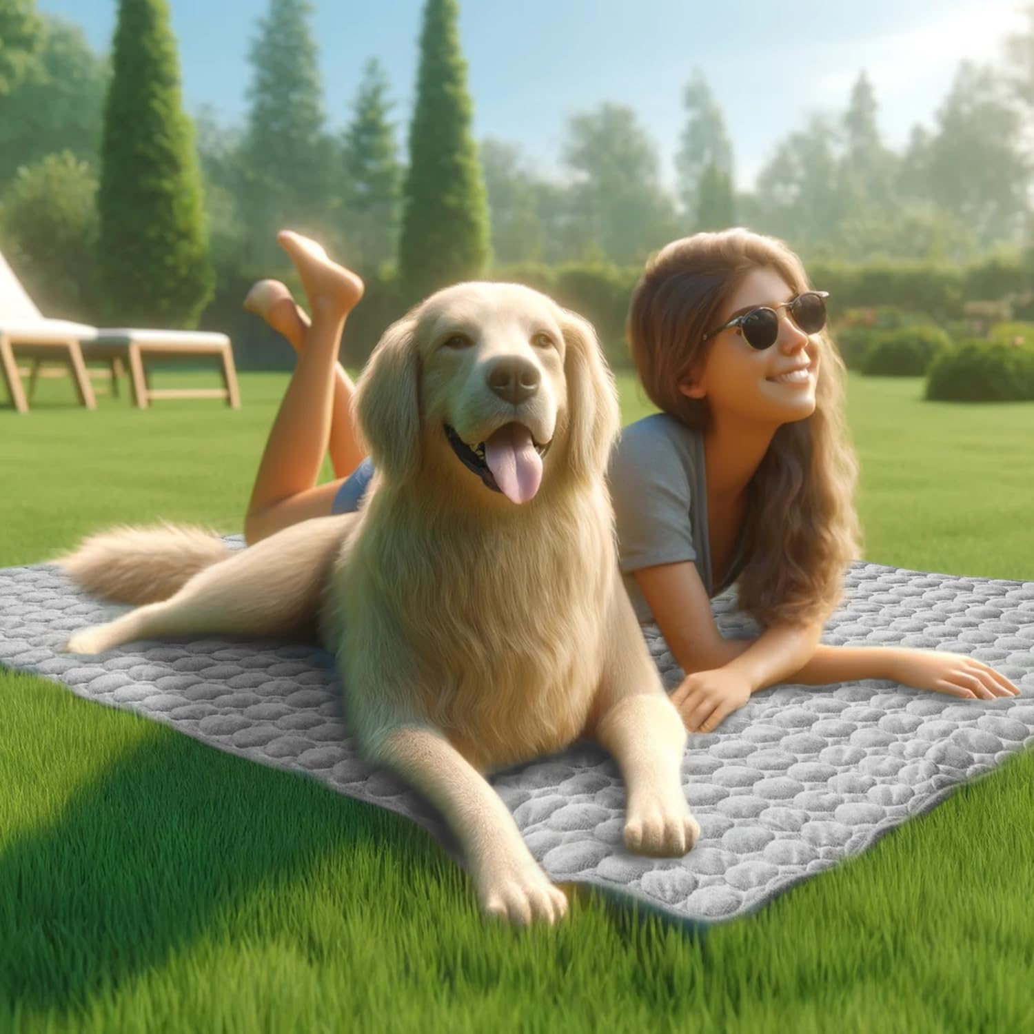 NXDZI dog cooling mat car seat use keeps pets cool on rides