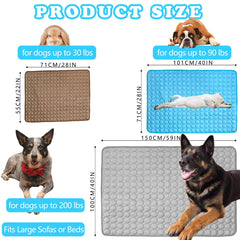 NXDZI dog cooling mat soft inner layer provides soft comfort during rest