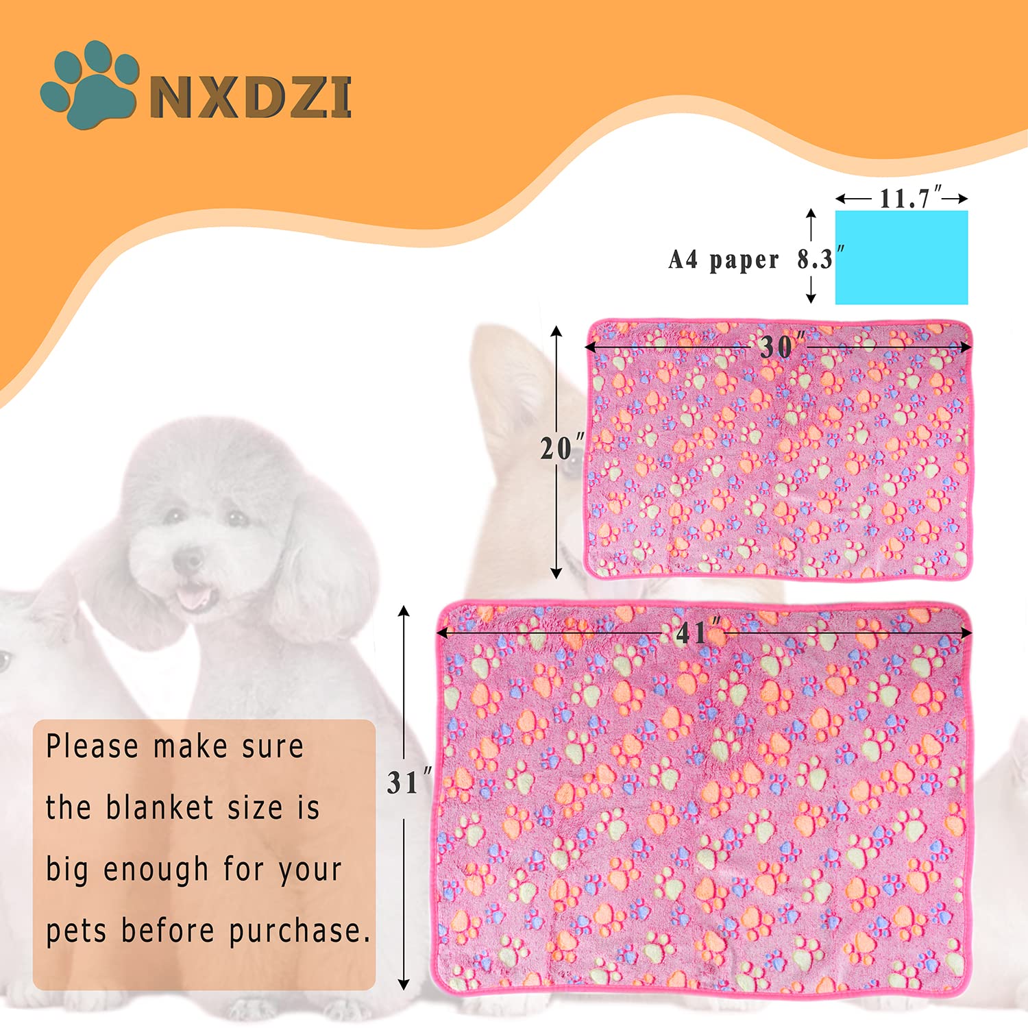 NXDZI double-sided flannel blanket provides warm, cozy versatility.