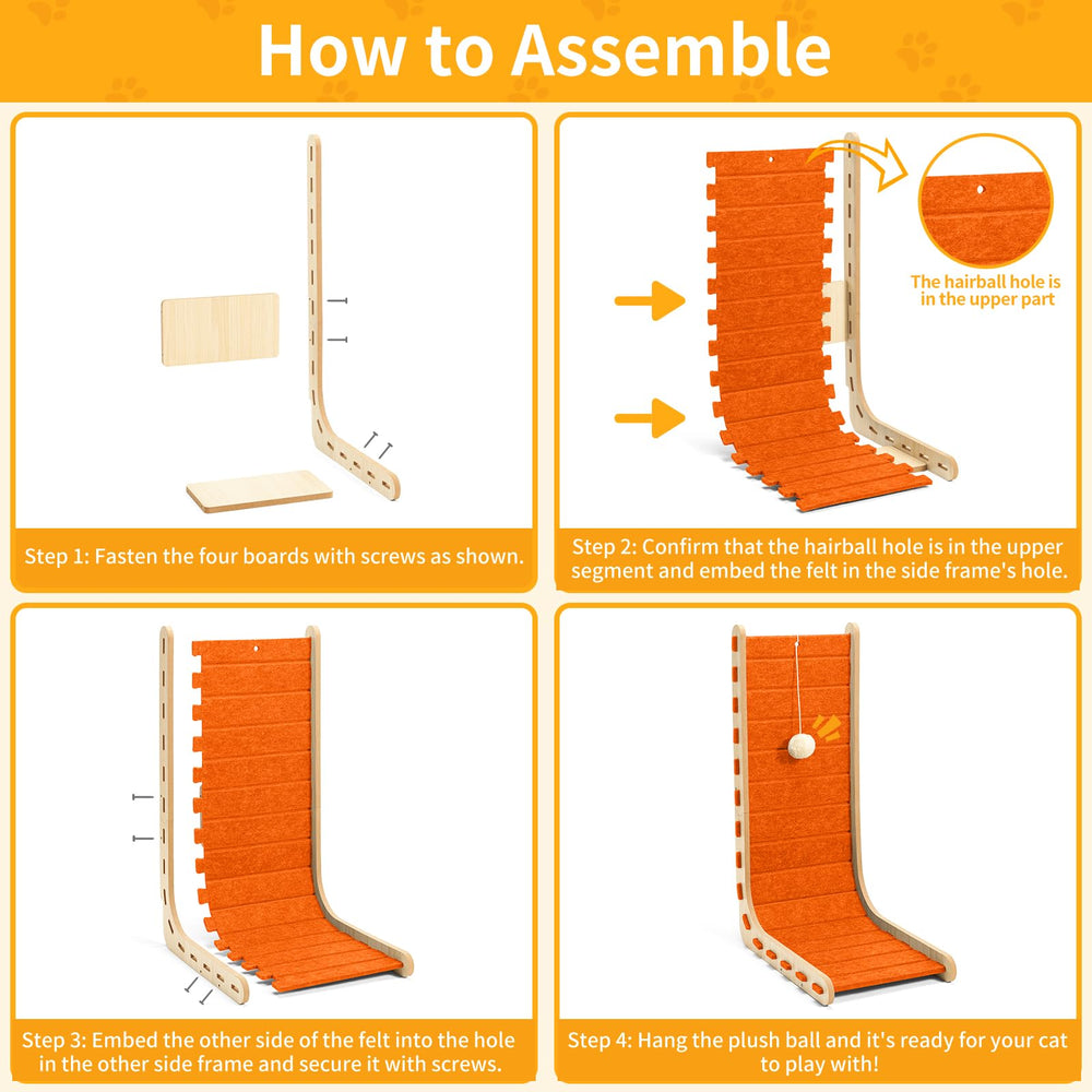 Nxwjoy room placement view shows unobtrusive orange scratch pad fitting living room corners