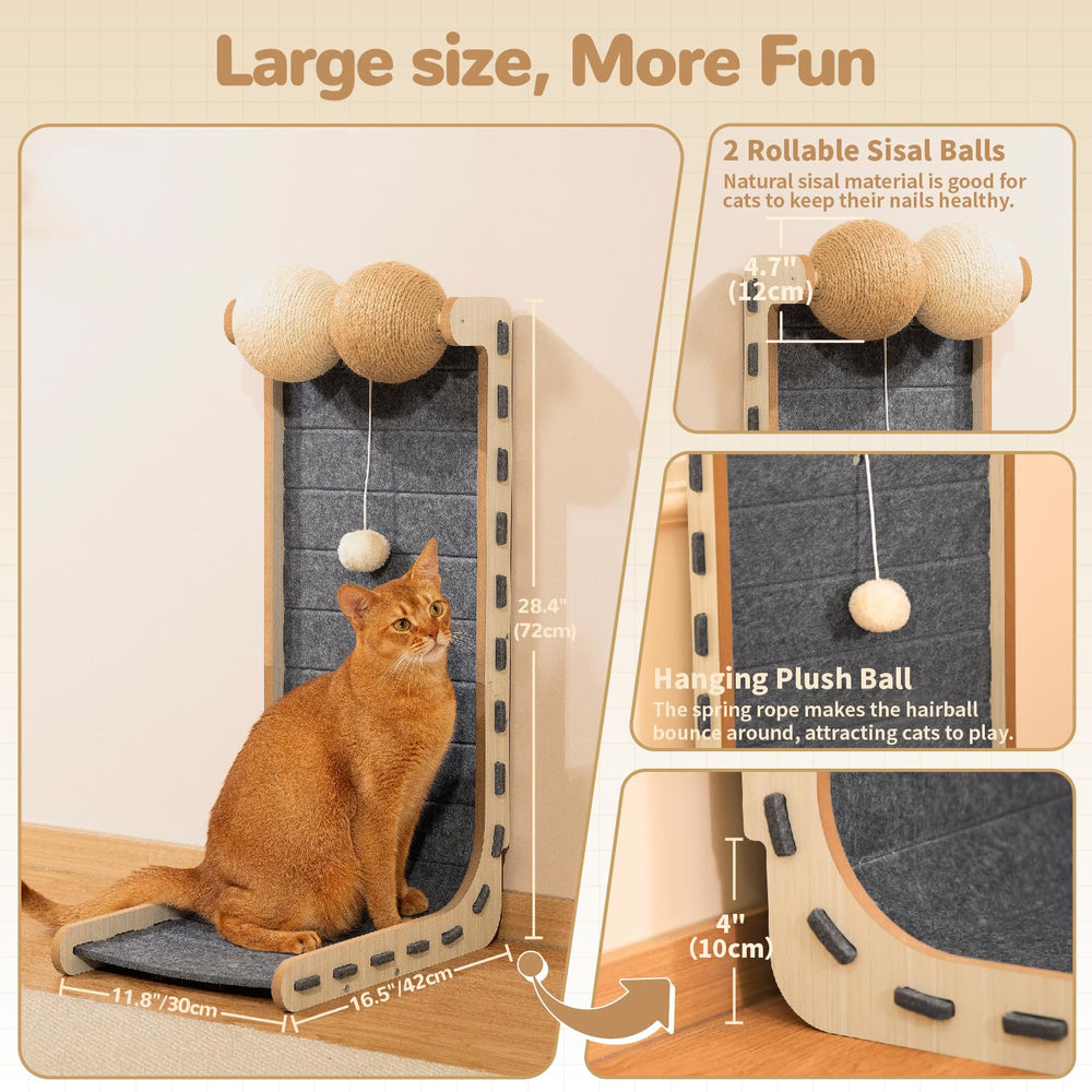 Nxwjoy cat scratcher large felt board for bigger cats