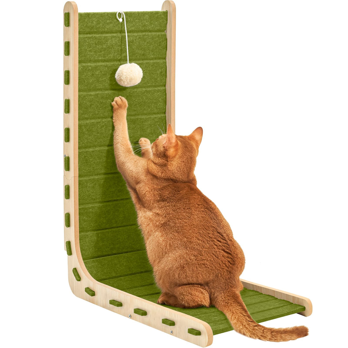 Nxwjoy felt cat scratch pad left view promoting furniture protection and engagement
