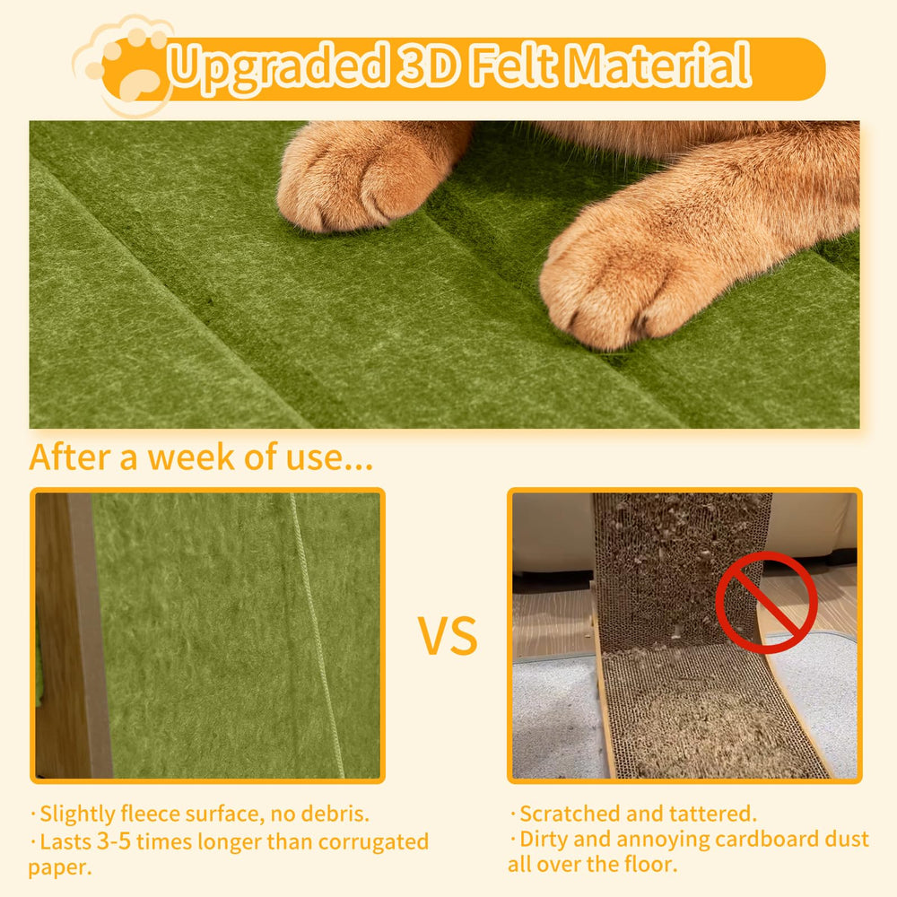 Nxwjoy scratch pad right view highlights stable design for indoor cats