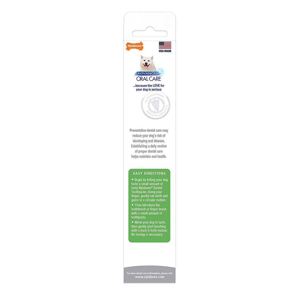 Nylabone Advanced Oral Care Natural Toothpaste pack provides six tubes for ongoing dental care