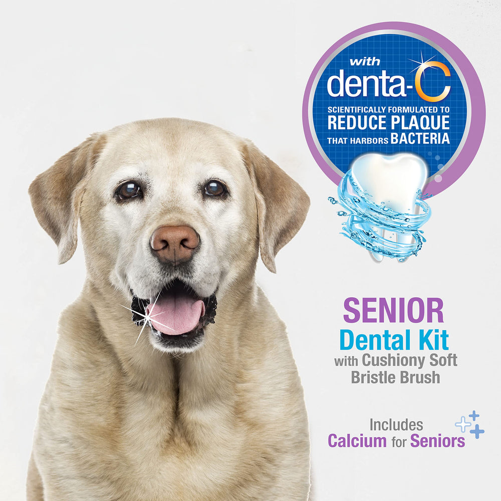 Nylabone kit built-in tongue cleaner supports fresher breath and plaque control