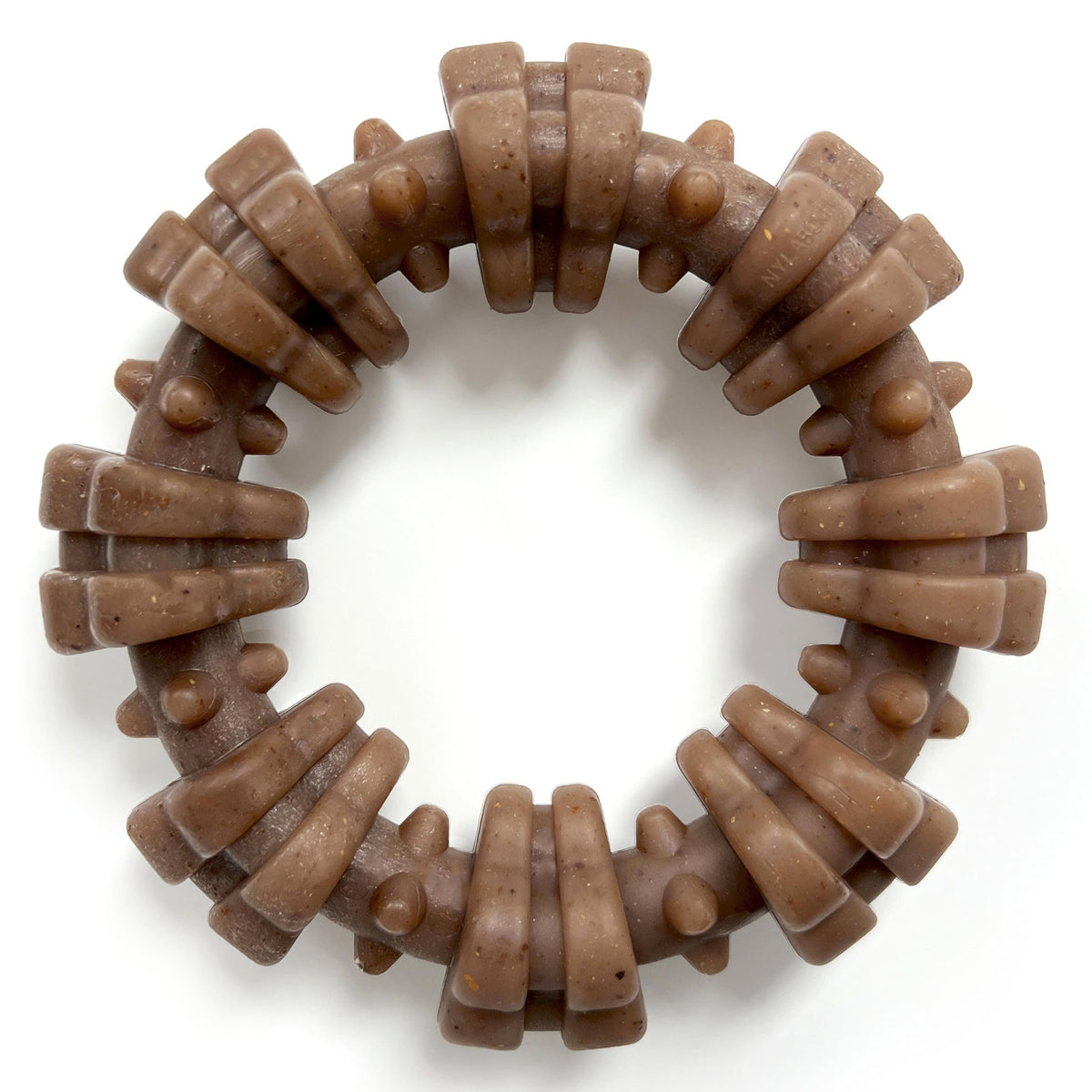 Nylabone Anillo Texturizado para masticación fuerte y mantener al perro ocupado.