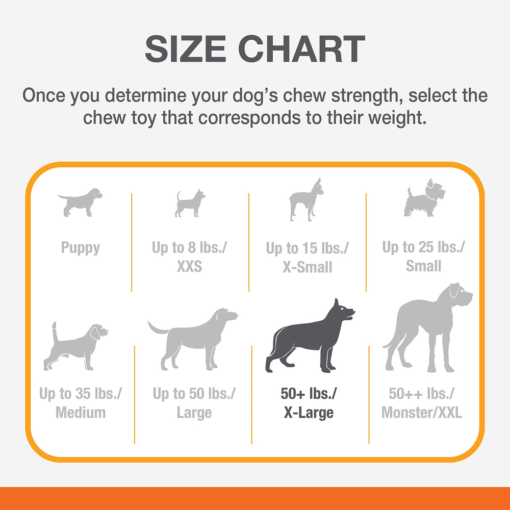 Nylabone Axis Bone chew X-Large size for dogs 50+ pounds