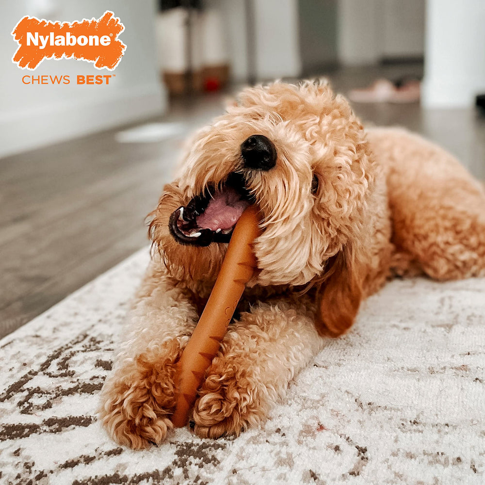 Nylabone Baguette Juguete para perros hasta 50 libras