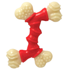 Nylabone Doble Hueso Potencia con sabor bacon para masticación.
