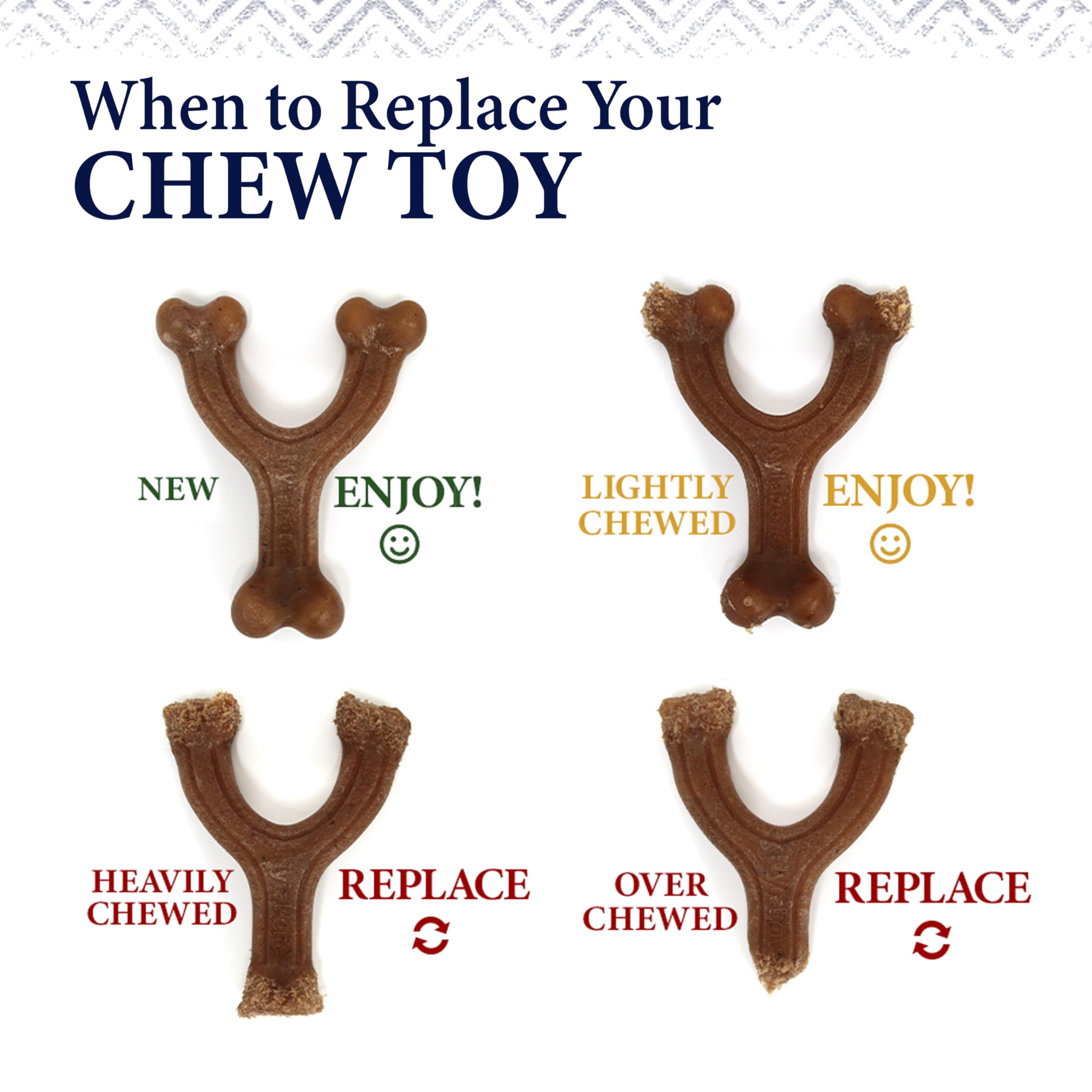 Nylabone Gourmet Style small-dog use for pets up to 25 pounds during play.