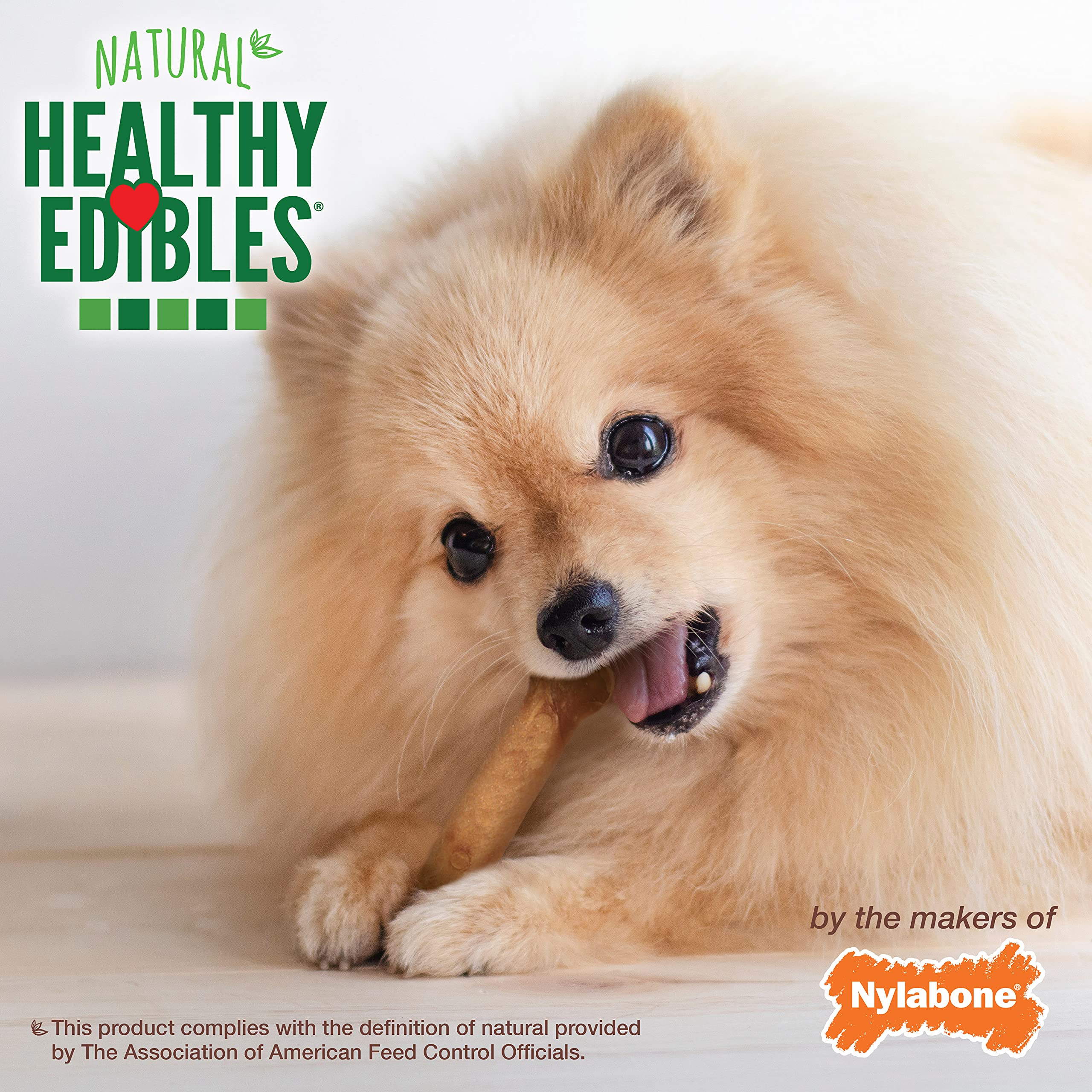 Nylabone Healthy Edibles variety-pack offers roast beef and chicken flavors.