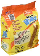 Nylabone Natural Nubz chews close-up texture and ridges designed to engage dogs during chewing.