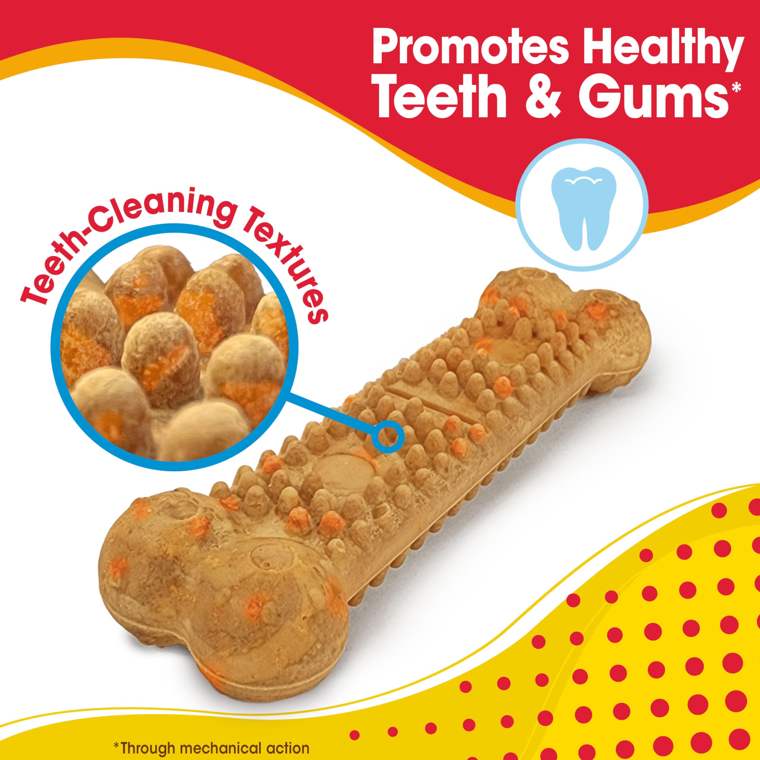 Nylabone Nubz edible-chews-grain-free for dogs support engaging, longer-lasting play.