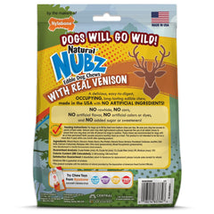 Nylabone Nubz Edibles Antler venison flavor closeup highlighting appealing aroma