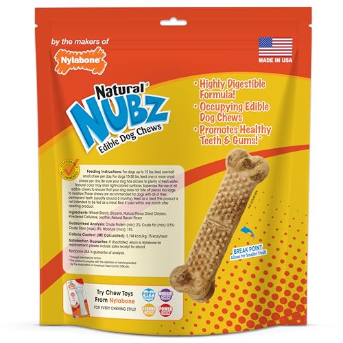 A tasty chicken flavor that pet parents appreciate during chew time