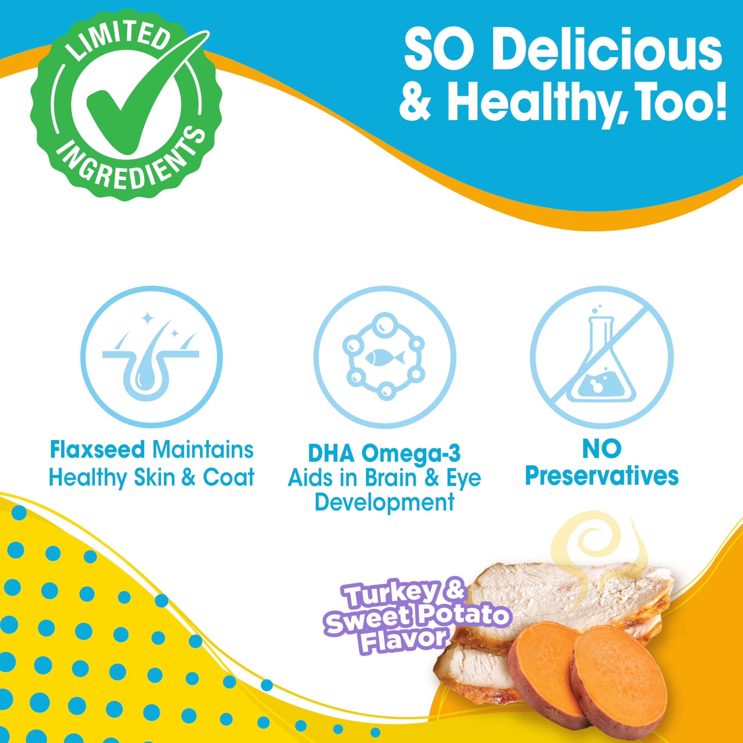 Nylabone Nubz USA-made badge signals domestic production you can trust.