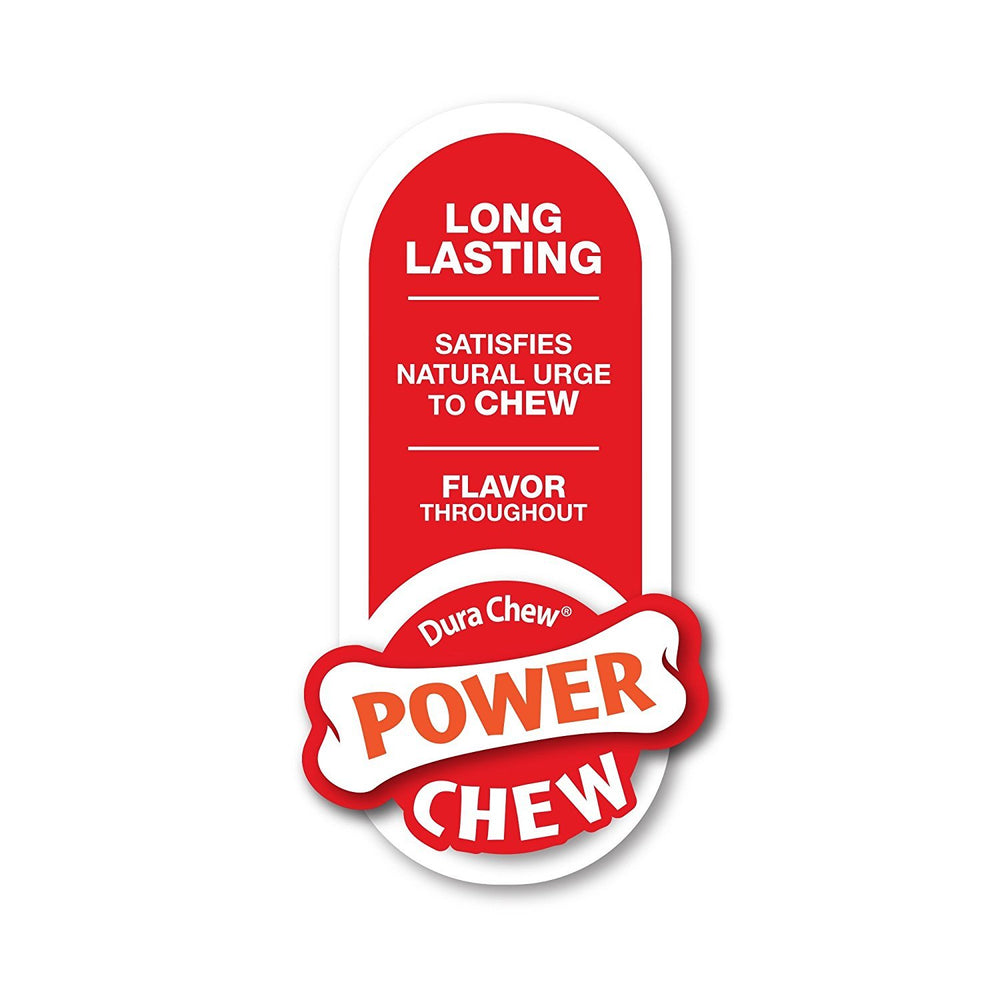 Nylabone Original Bone Power Chew Toy dog chewing action for dogs up to 50 lbs.