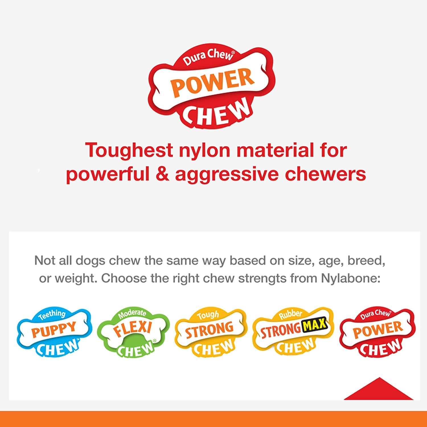 Nylabone Power Chew Braided Bully Stick Alternative textured-surface detail