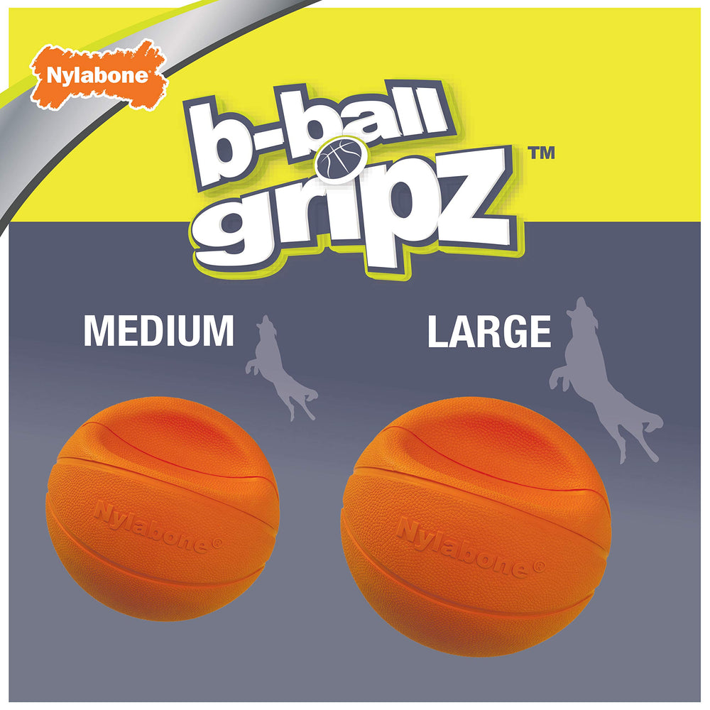 Nylabone Power Play Gripz, goma de alta calidad, fácil de limpiar tras las sesiones de juego.