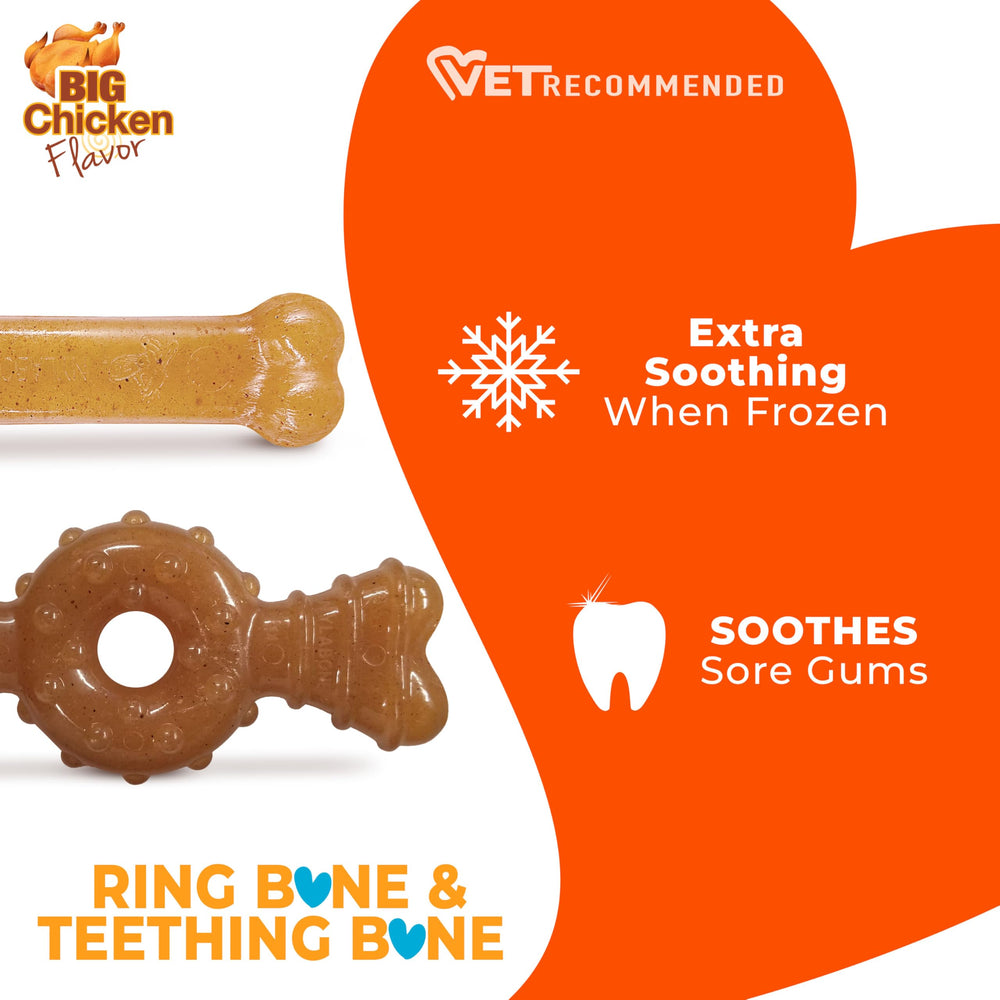 Nylabone Ring Bone USA-made badge on package photo