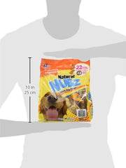 Nylabonee Natural Nubz contents shown, featuring real chicken ingredients for flavor and digestibility