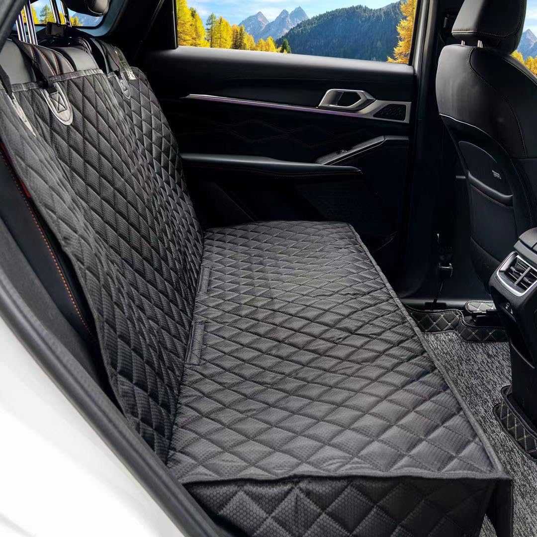 NYLSYT dog car seat cover back seat provides full protection against scratches and pet hair.