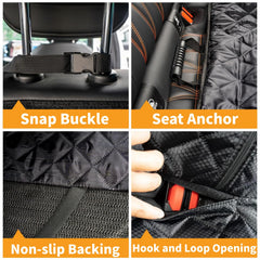 NYLSYT back seat protector fits universal 52x48 inches for many vehicles.