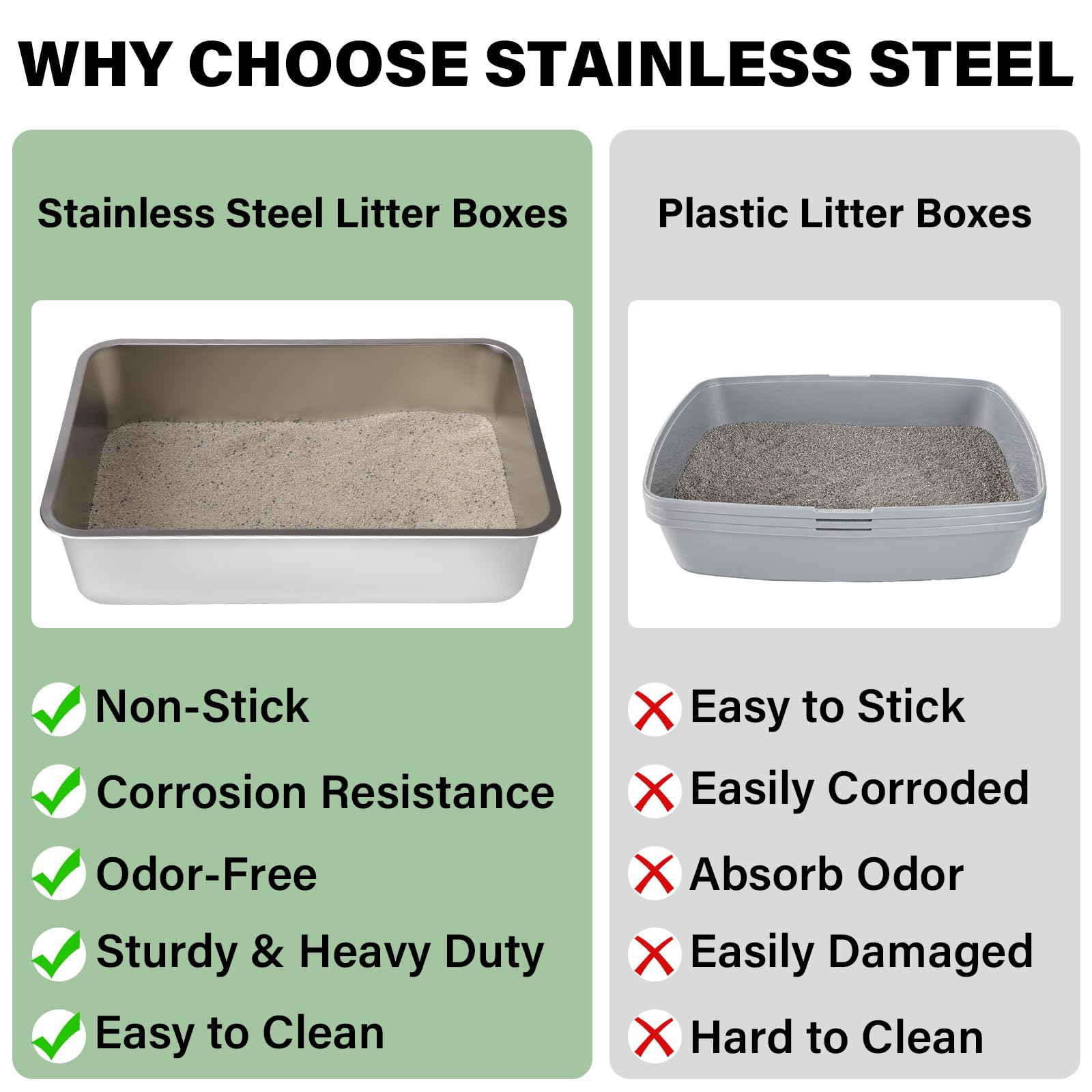 Nyutu odor-free design helps maintain a fresher space for pets.