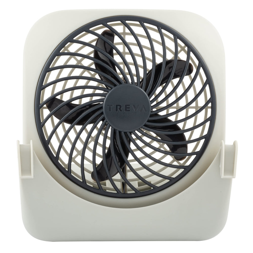 O2COOL Treva battery-powered fan for crate cooling anywhere.