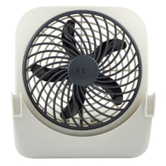 O2COOL Treva battery-powered fan for crate cooling anywhere.