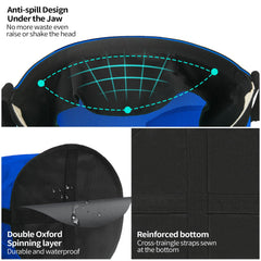 OAHELAKE breathable mesh horse feeder enables good air flow during meals
