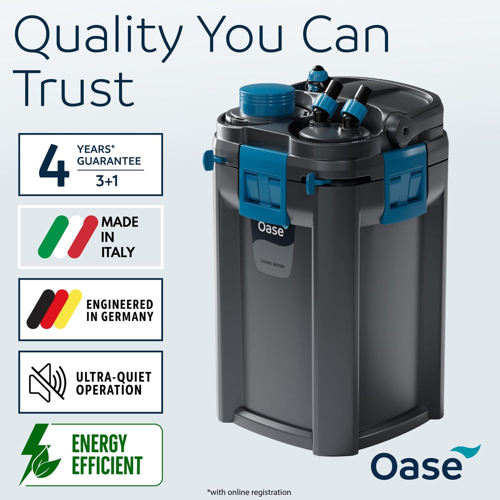 OASE BioMaster 2 Thermo 350 Hel-X biomedia visualizes advanced bio filtration
