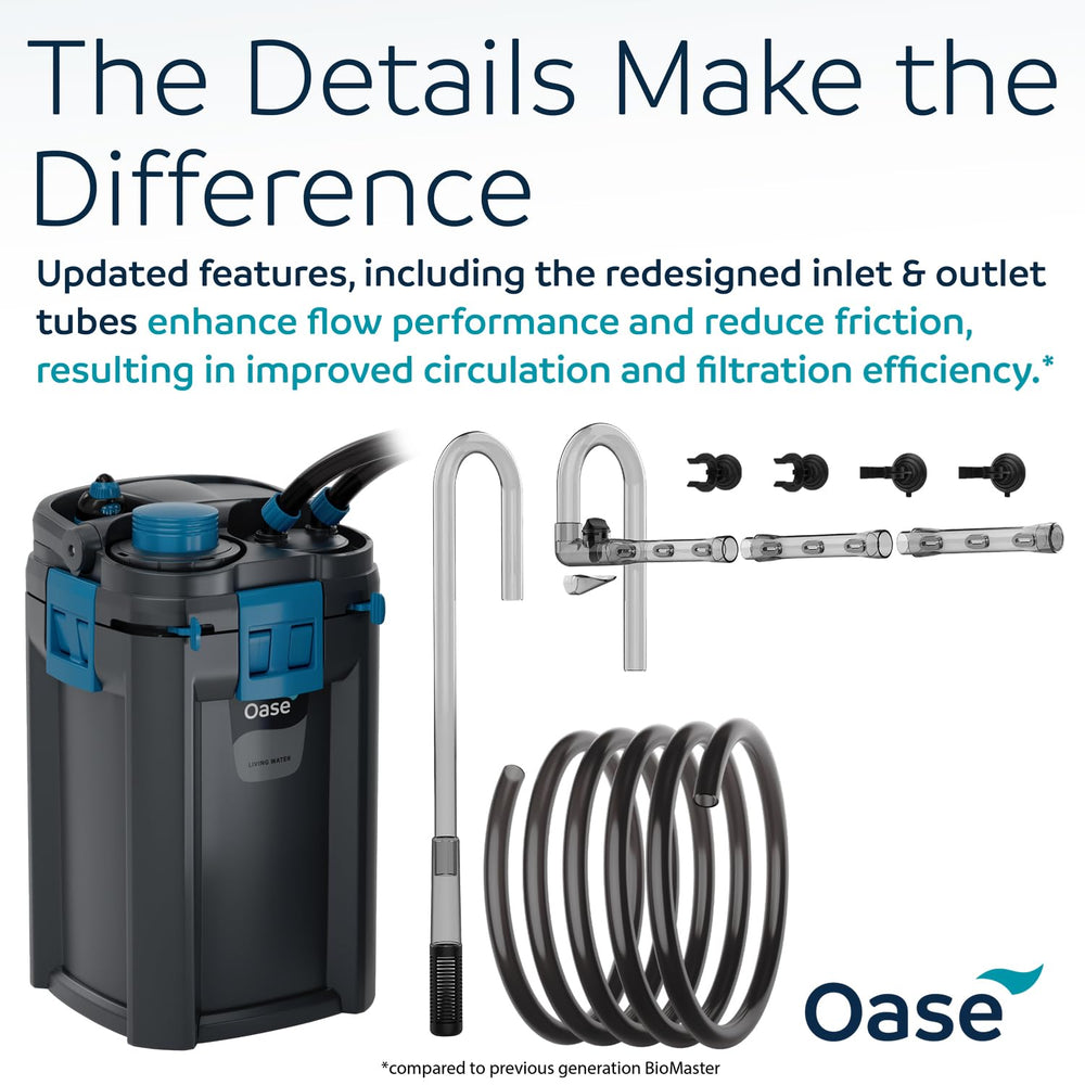 OASE BioMaster 2 Thermo compact design suits both freshwater and saltwater systems